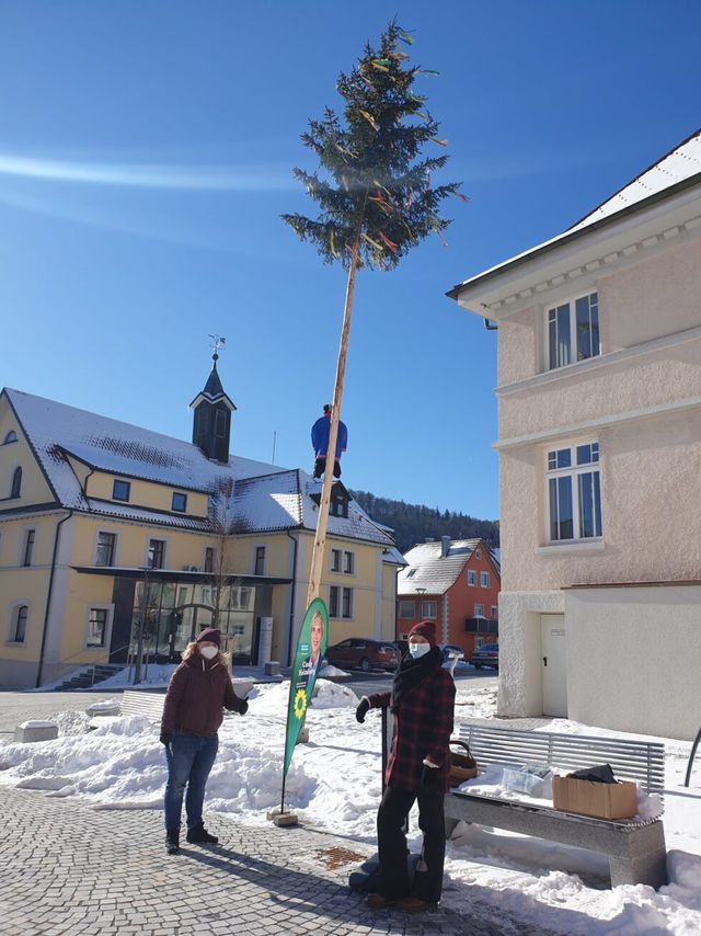 Infostand in Burladingen