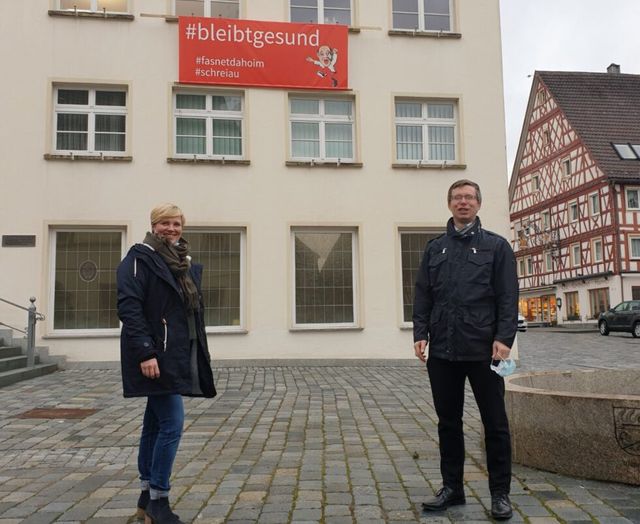 Stadtspaziergang mit Bürgermeister Niesler in Trochtelfingen