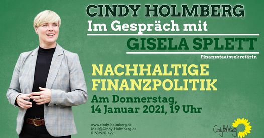 Nachhaltige Finanzpolitik – Cindy Holmberg im Gespräch mit Finanzstaatssekretärin Gisela Splett