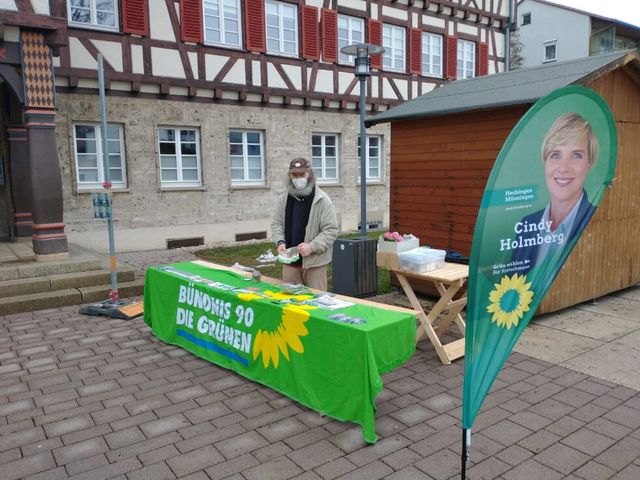 Infostandauftakt in Münsingen