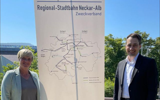 Antrittsbesuch beim neuen Geschäftsführer des Zweckverbands Regionalstadtbahn Professor Dr. Tobias Bernecker